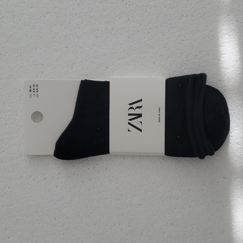Zara Short Rhinestone Socks - Picture 2 of 3